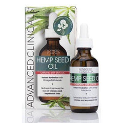 Advanced Clinicals Hemp Seed Oil for Face.  Cold Pressed Cannabis Sativa oil instantly hydrates skin and helps with Wrinkles, Fine Lines, and Expression Lines.   1.75 FL OZ