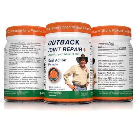 Outback Joint Repair Supplement with Green Lipped Mussel Oil, 60 Capsules