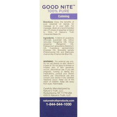 Nature's Truth Aromatherapy Good Nite Essential Oil Blend, 0.51 Fl Oz