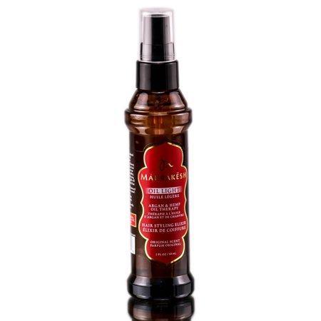 Earthly Body Marrakesh Oil Hair Styling Elixer with Hemp & Argan Oils ( Light / 2 oz)