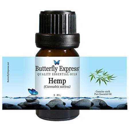 Hemp Essential Oil 5ml - 100% Pure - by Butterfly Express