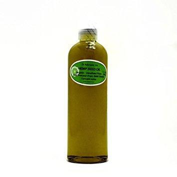 Dr. Adorable - 100% Pure Hemp Seed Oil Organic Unrefined Cold Pressed Natural Hair Skin - 12 oz