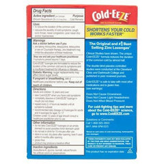 Cold-Eeze Zinc Gluconate Glycine Homeopathic Wild Cherry Lozenges, 18 count