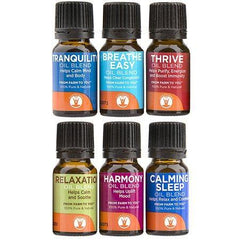 GuruNanda Top 6 Blends Essential Oils, Pack of 6 bottles