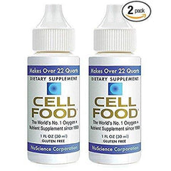 Cellfood Liquid Concentrate, 1 oz. Bottle (Pack of 2) - Original Oxygenating Formula Containing Seaweed Sourced Minerals, Enzymes, Amino Acids, Electrolytes, Superior Absorption- Gluten Free, GMO Free