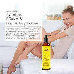 7 Jardins Cloud 9 Foot & Leg Lotion with Shea Butter & Top Herbal Essential Oils