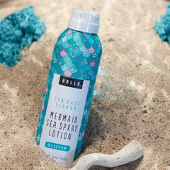 HALLU Mermaid Sea Spray Lotion, Sea Salt Citrus Scent, 6 oz.