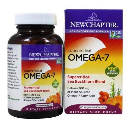 New Chapter Supercritical Vegetarian Omega-7 Capsules, 100 Mg, 60 Ct