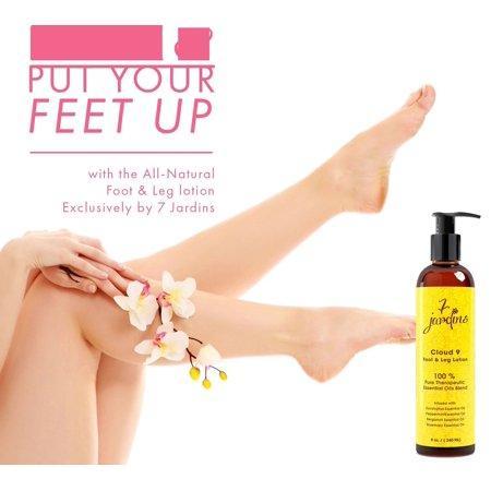 7 Jardins Cloud 9 Foot & Leg Lotion with Shea Butter & Top Herbal Essential Oils