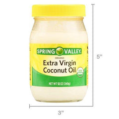 Spring Valley Organic Extra Virgin Coconut Oil, 12.0 Oz