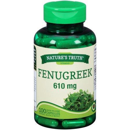 Nature's Truth® Fenugreek 610mg Herbal Supplement Quick Release Capsules 100 ct Bottle