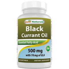 Best Naturals 817716010540 Black Currant CBD Oil 500mg 100 Softgels