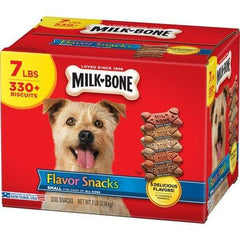 Milk-Bone Flavor Snacks Dog Biscuits - for Small/Medium-sized Dogs, 7-Pound Bag