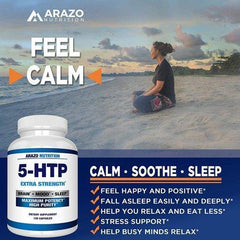 5-HTP 200 mg Supplement BRAIN, MOOD, SLEEP 120 Capsules