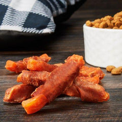 Golden Rewards Sweet Potato Wrapped with Chicken Pet Dog Treats, 32 oz