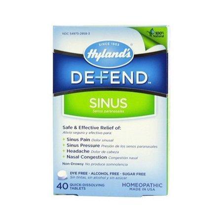 Hylands Homeopathic 1000918 Defend Sinus - 40 Quick-DissolvingTablets