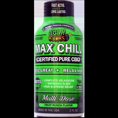 CBD Max Chill Relaxation Shot - Hemp Bombs