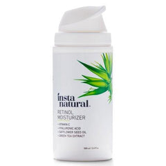 InstaNatural Retinol Moisturizer Anti Aging Cream - Anti Wrinkle Lotion For Face - Helps Reduce Appearance of Wrinkles, Crows Feet, Circles & Fine Lines - With Vitamin C Hyaluronic Acid - 3.4 OZ