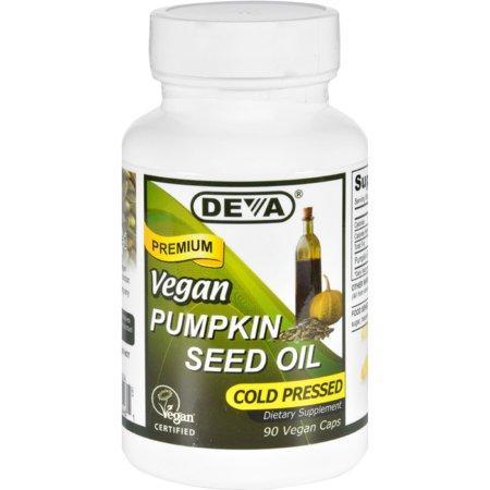 Deva Vegan Pumpkin Seed Oil Capsules, 90 Ct