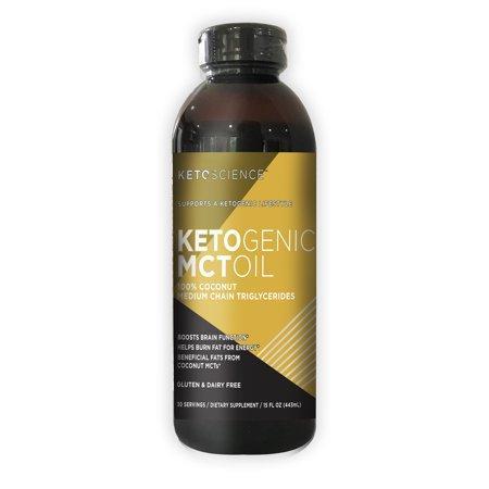 Keto Science Ketogenic MCT Oil Dietary Supplement, 15 fl. oz., 30 Servings