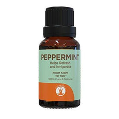 Gurunanda Aromatherapy Essential Peppermint Oil, 100% Pure and Natural, 15 ml