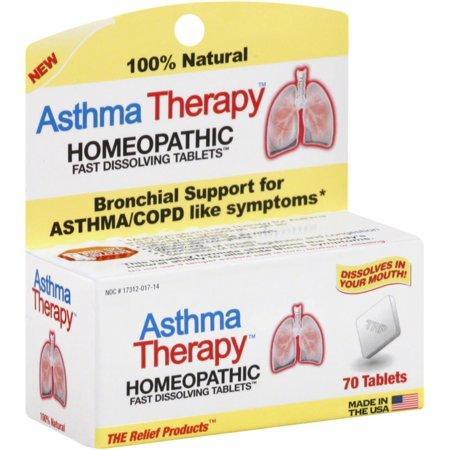 Asthma Therapy Homeopathic Fast Dissolving Tablets 70 ea (Pack of 3)