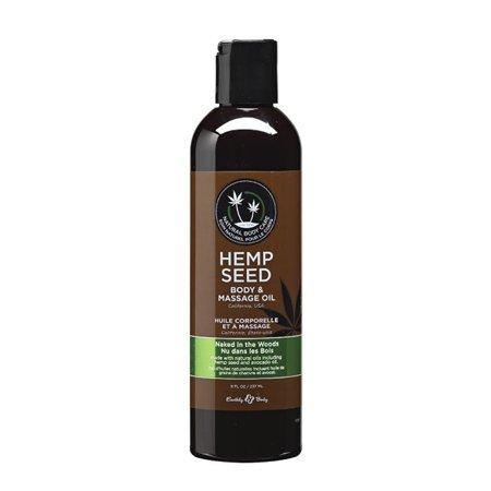 Earthly Body Hemp Seed Body & Massage Oil - Naked in the Woods - 8 oz