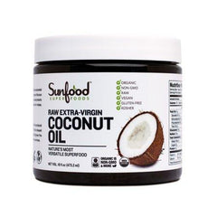 Sunfood, Raw, Extra-Virgin Coconut Oil, 16fl.oz