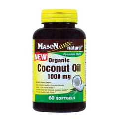 Mason Vitamins Mason Natural Coconut Oil, 60 ea