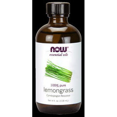 NOW Lemongrass Oil, 4 Fl Oz