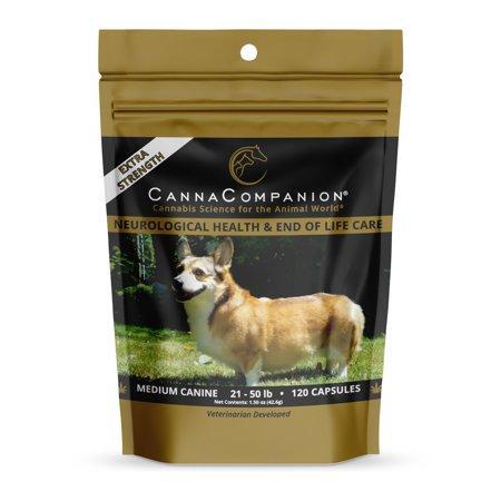 Hemp Herbal Supplement EXTRA STRENGTH MEDIUM DOG CAPSULES 355MG 120CT