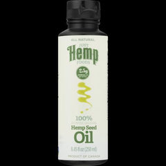 Just Hemp Foods Hemp Seed Oil, 8.5 Fl Oz (Plastic Bottle)