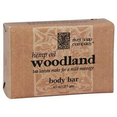 Bar Soap Woodland with Hemp Seed Oil - 4.5 oz. by River Soap Company (pack of 3)