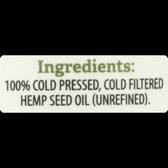 Just Hemp Foods Hemp Seed Oil, 8.5 Fl Oz (Plastic Bottle)