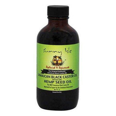 Jamaican Black Castor Oil Hemp Seed Oil - 4 fl. oz. by Sunny Isle (pack of 4)