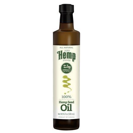 Hemp Seed Oil (Glass Bottle) 16.9 fl oz