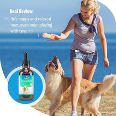 Hemp Oil for Dogs and Cats (250 mg) Organic Dog Hemp Oil for Anxiety Relief, Calming and Joint Health - Easily Apply to Treats - Grown in USA