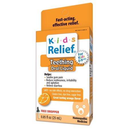 HomeoLab Kids Relief Teething Homeopathic Medicine, 0.85 Fl Oz