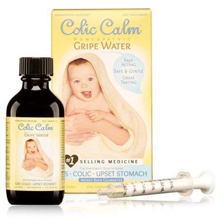 Homeopathic Gripe Water, Relief of Gas, Colic and Upset Stomach, Colic Calm homeopathic medicine relieves infant gas, colic and upset stomach. By Colic Calm