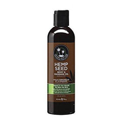 Earthly Body Hemp Seed Massage & Body Oil Naked in The Woods 8 oz. (Pack of 2)