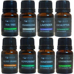 TOP 8 CBD Essential oil Aromatherapy set 100% Pure Undiluted Therapeutic Grade (Lavender, Frankincense, Tea Tree, eucalyptus, Blood Orange, Peppermint, Lemongrass, Rosemary)