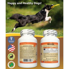 Makondo Pets Hip and Joint Supplement with Glucosamine for Dogs, Turmeric, Chondroitin, MSM, Vitamins, Fish Oil and Natural Boswellia - Get the Best Joint Supplement for Dogs - 60 Flavored Tablets