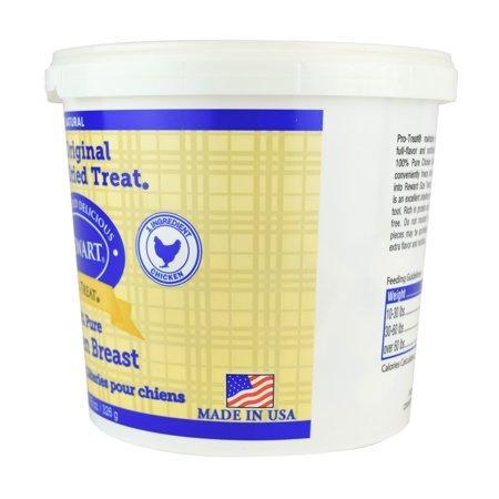 Stewart Freeze Dried Chicken Breast Pets Treats by Pro-Treat, 11.5 oz. Tub