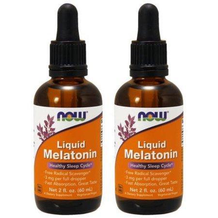 Now Foods - 2 fl oz Melatonin [Liquid] Oil (Pack of 2)