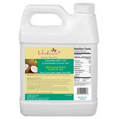 Organic Verdana Coconut MCT Oil - aka Fractionated Coconut Oil - 16 Fl Oz -- 100% from Coconuts - No Palm oil involved - Premium Food Grade - Pure, True MCT with only C8 and C10, No C12